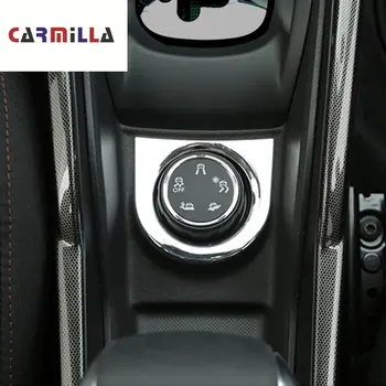 Carmilla ABS Krom Daha Fazla Trafik Adapte Modu Arama Dekoratif Daire Araba Sticker Peugeot 2008 -2019 İçin 2
