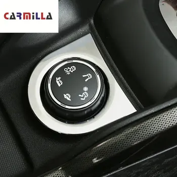 Carmilla ABS Krom Daha Fazla Trafik Adapte Modu Arama Dekoratif Daire Araba Sticker Peugeot 2008 -2019 İçin 3