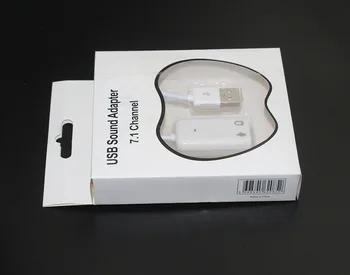 10 ADET Harici USB Ses Ses Kartı Adaptörü 7.1 Sanal Kanal Kablolu Mikrofon 3.5 mm arayüzü Ses Kartları