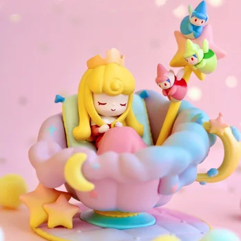 Orijinal Disney Prenses Çay Fincanı Sevgiliye Kör Kutu Oyuncaklar Moda Oyun Figürü Aksesuarları Kız Hediye Anime Figürü doğum günü hediyesi