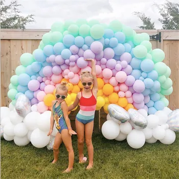 5 inç 30/50/100 adet Macaron Balon Pastel Şeker Lateks Balon Renkli Doğum Günü Düğün Parti Dekorasyon helyum balonları Çocuk Oyuncak 0