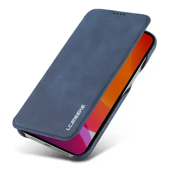 Basit Flip Case iPhone 12 Mini 11 13 Pro Max 6s 7 8 Artı SE 2020 11Pro 12Pro 13Pro X XR XS Max Kılıf Deri Manyetik Kapak