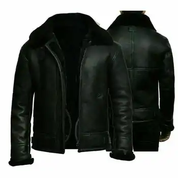 Sonbahar / Kış 2022 moda erkek taklit kürk kürk entegre uzun kollu ceket ceket biker ceket erkekler 1