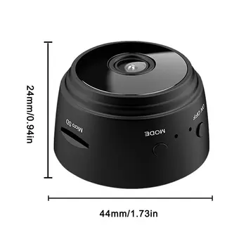 Mini A9 Cemera 1080 P Yüksek Çözünürlüklü WİFİ CCTV IP Gece Görüş Ses Video Güvenlik Kablosuz Güvenlik Kameraları ile Gece görüş