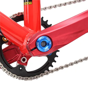 MUQZI Bisiklet Krank Vida M19 Krank kol kapağı MTB Yol Bisiklet Parçaları Aynakol Alt Braket CNC Alüminyum Alaşımlı Sabitleme Cıvatası