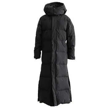 Parka Ceket Ekstra Maxi Uzun Kış Ceket Kadınlar Kapşonlu Büyük Artı Boyutu Kadın Bayan Rüzgarlık Palto Dış Giyim Giyim Kapitone