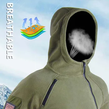 Açık Yürüyüş Ceketler Taktik Ordu Askeri Ceket Erkek Giyim Polar erkek Ceketler Coat Sıcak Militar Kamp Avcılık Giyim
