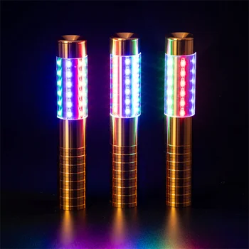 Thrisdar LED Metal Strobe baton şarj edilebilir LED şampanya şişesi hizmet maytap VIP parti kulübü şişe baton Flash sopa ışık 0