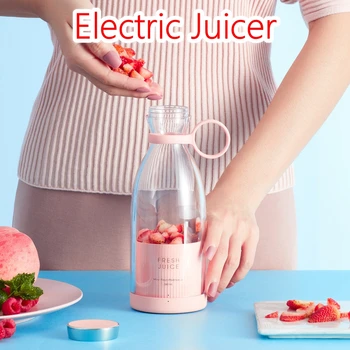 Elektrikli Meyve Sıkacağı Mini Taşınabilir Blender Meyve Mikserler Meyve Sıkacağı Çok Fonksiyonlu Meyve Suyu Makinesi Blender Smoothies Mikser 1