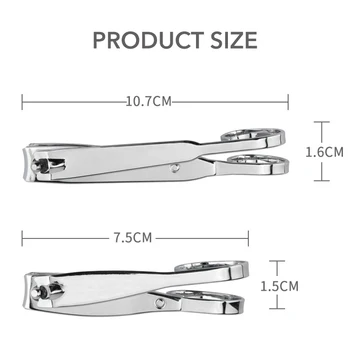 1 adet 2 Boyutu Karbon Çelik Tırnak Makası Kesici Profesyonel Uzun saplı Manikür Giyotin Ayak Tırnak Makası Bıçak Tırnak Bakımı Araçları