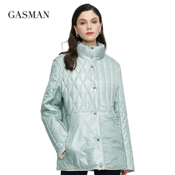 GASMAN 2022 YENİ Bahar sonbahar ceketi her iki tarafta Giymek moda rahat kadın ceket İnce Pamuklu marka yüksek kaliteli parka 21871