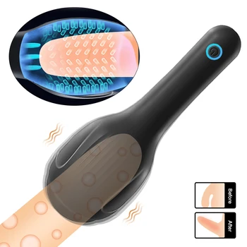 20 Hızları Vibratör mastürbasyon kupası Erkekler için Erkek Masturbator Otomatik Oral Climax Glans Teşvik Masaj Seks Oyuncakları Yetişkinler için 0