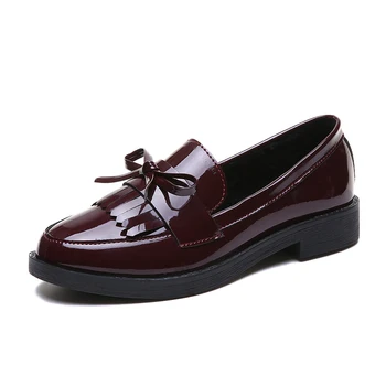 Kadın Flats ilkbahar yaz ayakkabı kadın sandalias2022 slaytlar ayakkabı tasarımcısı Loafer'lar Patent Deri Düşük Topuklu Oxford spor ayakkabı 3
