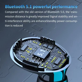 M10 TWS kablosuz kulaklıklar Bluetooth Kulaklık Büyük Kapasiteli Şarj Kutusu Stereo Su Geçirmez Kulaklık Mikrofon ile