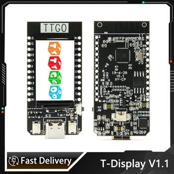 TTGO T-Ekran 1.14 İnç LCD kontrol panosu ESP32 Kablosuz Modülü WiFi Bluetooth Düşük Güç Tüketimi Geliştirme Kurulu