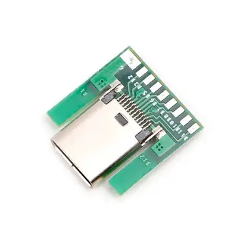 USB 3.1 Tip C Dişi soketli konnektör Fiş SMT Tipi PC Kartı DIY 24pin 4
