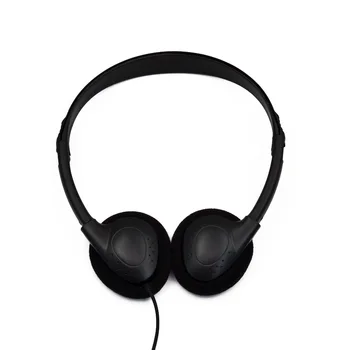 Stokta Kafa Monte bilgisayar kulaklığı Hiçbir Mikrofon Gürültü Iptal Spor MP3 Kulaklık Kablolu stereo kulaklık 0