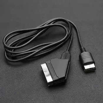 RGB Scart Cable1. 8m SCART kablo TV AV Kurşun Gerçek RGB Scart Kablo Oyunu değiştirin bağlantı kablosu 6ft SEGA Dreamcast DC