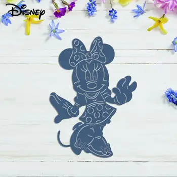 Minnie Mouse Metal Kesme Ölür Disney Karikatür Hayvan Kalıp Kesim Dıy Scrapbooking Fotoğraf Dekoratif Kabartma kendi başına yap kağıdı Kartları 4