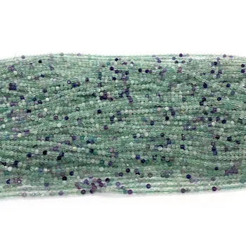 Yönlü Boncuk Doğal Yeşil Florit Yuvarlak Taş Boncuk Takı Yapımında Kullanılan DIY Kolye Bilezik Aksesuarları 2 3 4 mm 5