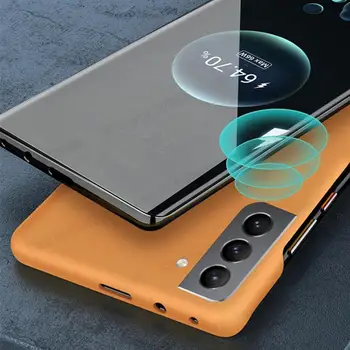 İçin Samsung Telefon Dava Mat Çerçevesiz S22 Ultra Plus S21FE S10 S9 S20 Ultra İnce Sabit PC S22 Galaxy Sınırsız Telefon Kapak İçin