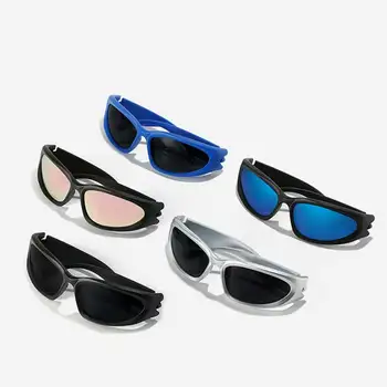 Steampunk Moda Gözlüğü Kadın Güneş Gözlüğü Yeni Kadın Erkek Punk güneş gözlüğü Colorfuls Shades Gözlük Lady Rideing Gözlük UV400