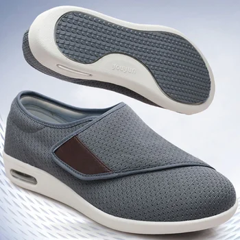 2022 Rahat Ortopedi Geniş Ayak Şişmiş Ayakkabı Başparmak Eversiyon Ayarlama Yumuşak Rahat Diyabetik Ayakkabı yürüyüş ayakkabısı