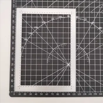 Çerçeve sınır Metal Kesme Ölür için Yeni Scrapbooking DIY Albümü Kabartma Klasör Kağıt Kartı Üreticisi Şablon Şablonlar