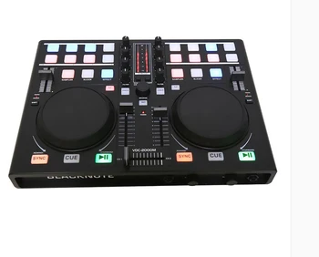 BLACKNOTE DJ denetleyici oynamak disk oynatıcılar Karıştırma MIDI denetleyici bilgisayar ses mikseri karıştırma konsolu ses mikseri 1