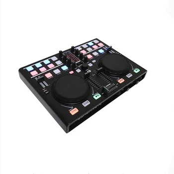 BLACKNOTE DJ denetleyici oynamak disk oynatıcılar Karıştırma MIDI denetleyici bilgisayar ses mikseri karıştırma konsolu ses mikseri 2