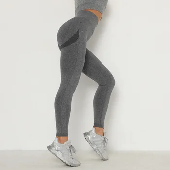 Kadın Tayt Dikişsiz Yoga Pantolon Kalça Up Nefes Yoga Giysileri Sıkı Yüksek Bel Spor Dip fitness pantolonları Kadın