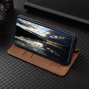 Timsah Hakiki Deri samsung kılıfı Galaxy A5 A6 A7 A8 Artı A9 A6S A8S 2018 Manyetik cüzdan kılıf Telefon Kapak 5