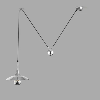 Modern tasarımcı yaratıcı kolye ışık yüksekliği ayarlanabilir vites UFO Restoran kolye lambaları fikstür 2