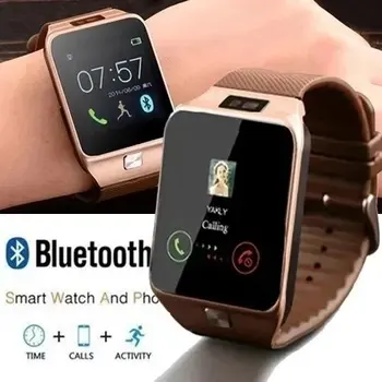 Akıllı saat Kamera İle Q18 Bluetooth Smartwatch SIM TF Kart Yuvası fitnes aktivite takip cihazı Spor İzle Android PK DZ09 Saatler