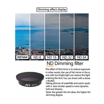 Kamera Lens Filtre Hızlı Kurulum Yedek parça Drone Aksesuarları DJI Avata UV ND8/16/32/64 PL CPL Filtreleri 4
