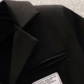 2022 Takım Elbise Kadın Kısa Kollu Blazer Askı Etek İki Parçalı Set Katı İnce Siyah Blazers Ve Askı Etek Elbise Yaz 2