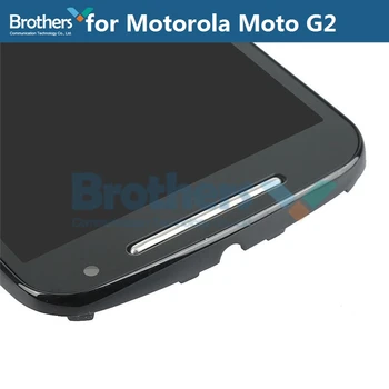 Motorola Moto G2 LCD ekran dokunmatik ekran digitizer Moto G2 XT1068 XT1063 XT1069 LCD Meclisi LCD Ekran Değiştirme Üst