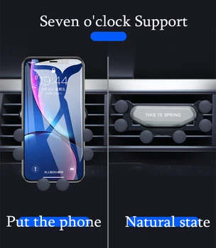 Daha iyi Korumak İçin evrensel Araç telefonu tutucu Yerçekimi Standı Telefonu Araç Standı Hiçbir Manyetik iPhone X 7 Xs 8 Samsung Destek 2
