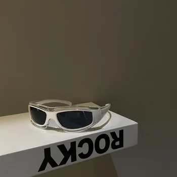 Cateye Gözlük Y2k Güneş Gözlüğü Punk Gözlük Yaz Moda Gözlük Gelecek Teknoloji Anlamda Güneş Gözlüğü Erkek Kadın Eğilim Gözlük