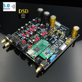 Hİ-END ses amplifikatörü DAC Kurulu ES9028PRO ES9038PRO ES9038 Dekoder Desteği PCM DSD fiber Optik