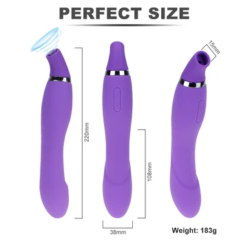 Klitoris Enayi 10 Emme Modları Çift Vibratör Oral Yalama Yapay Penis Vibratör Kadınlar için Seks Oyuncakları Klitoris Stimülatörü Meme Enayi 5