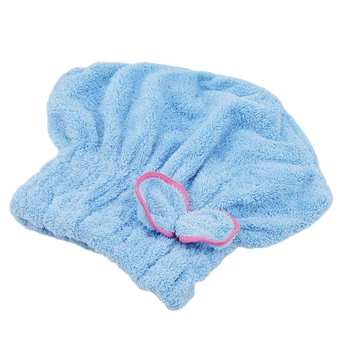 Yeni Mikrofiber Duştan Sonra Saç Kurutma Wrap Bayan Kızlar bayan Havlu Hızlı Kuru Saç Şapka Kap Türban Başkanı Wrap Banyo Araçları