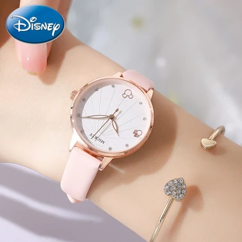 Disney Hediye Kutusu İle Resmi Kadınlar Yeni quartz saat Mickey Minnie Mouse Sevimli Saat Bayanlar Reloj Mujer Zegarek Relojes Sumergible