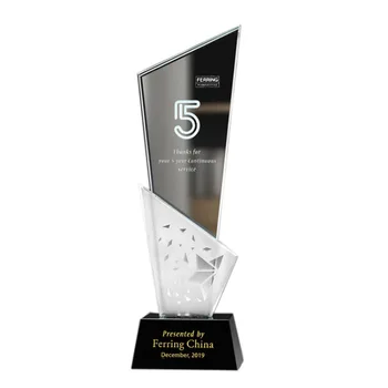 Yeni DIY Kupa Şeffaf Kristal Özelleştirilmiş Ödül Kupası