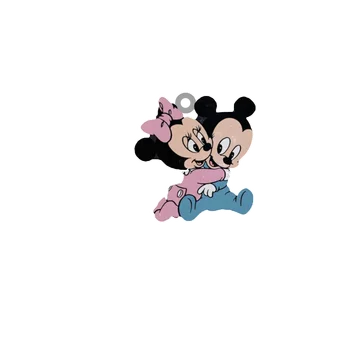 Disney Klasik Bebek Mickey Minnie Mouse Anime Epoksi Reçine Kolye Akrilik Takı Çocuklar için DIY Yapma Aksesuarları Takı DSY197 1