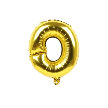 13 adet 16 inç Altın Gümüş Asmak Rus Mutlu Doğum Günü Mektup Folyo Balonlar Doğum Günü Partisi Dekorasyon Şişme Hava Globos Topu 3