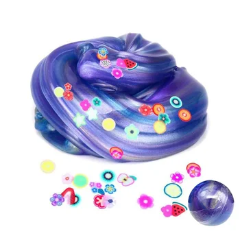 4cm Balçık Topu Kristal Kabarık Oyuncaklar DIY Slimes Bulut Tutkal Yumuşak Kil anti-stres Hafif Hamuru Antistres Oyuncaklar Çocuklar Balçık Yumurta 3