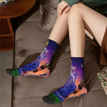 Korku Filmi Tim Burton Beetlejuice Elbise Çorap Mens Womens Sıcak Moda Ekip Çorap