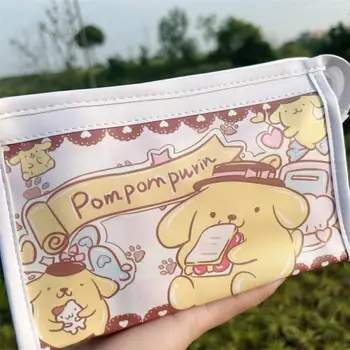 Anime Kalem Çantası Sevimli Kırtasiye Çantası Kozmetik Çantaları Cinnamoroll Kuromi Hello Kitty Kawaii Kalem Kutusu Sanrio Okul Malzemeleri리리오