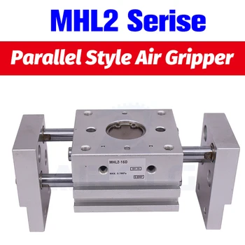 SMC Tipi Çift Etkili Pnömatik Tutucu Geniş Tip Hava Tutucu Paralel Silindir MHL2-20D MHL2-20D1 MHL2-20D2 alüminyum kelepçeler
